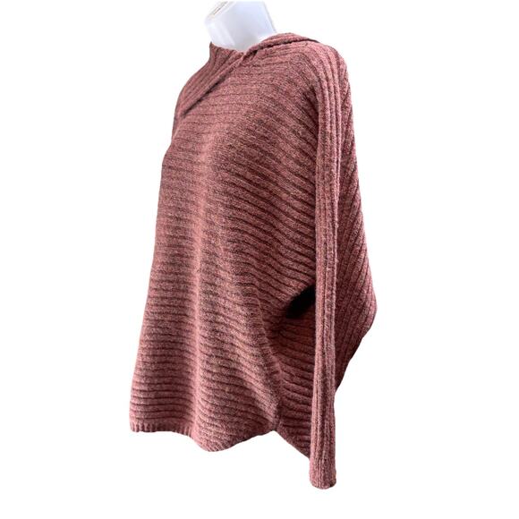 MAX STUDIO Rose Sweater Dolman Sleeves Women’s Size Small Split Cowl NWT - Picture 3 of 10